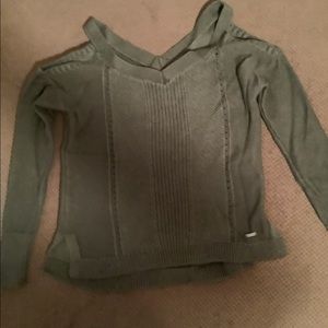 Hollister cold shoulder sweater